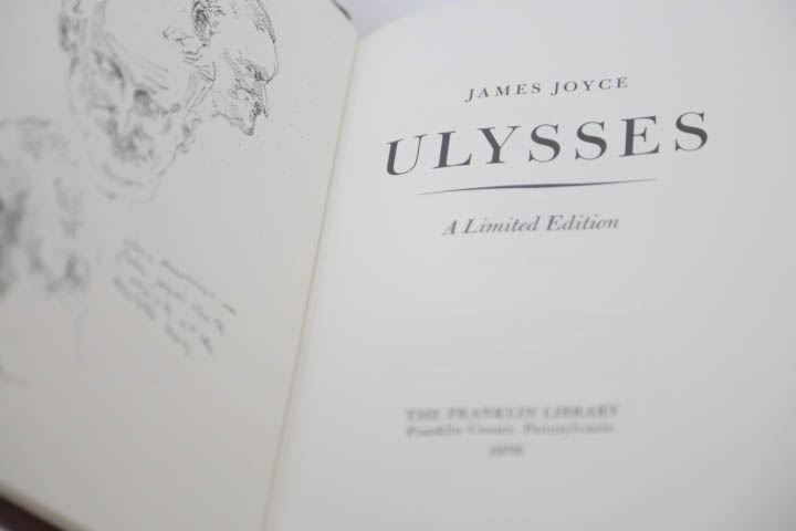 Franklin Library Editions of "The Prince" and "Ulysses"