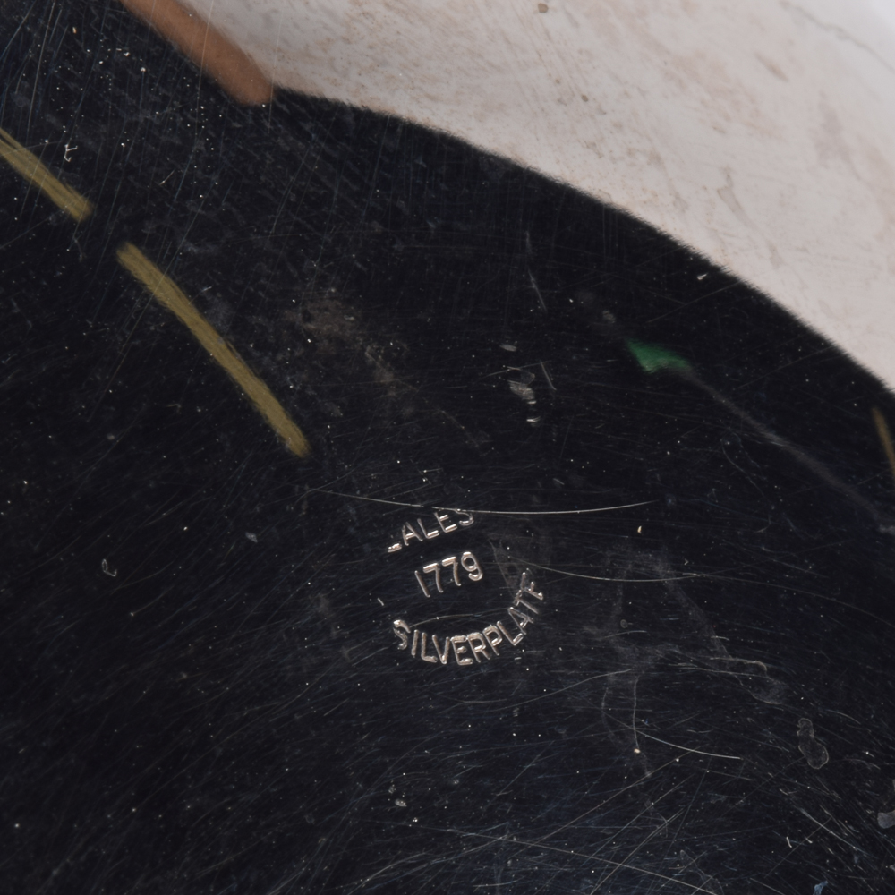 "Eales 1779" Leonard Silver Plate Champagne Cooler, Water Pitcher, and Round Tray