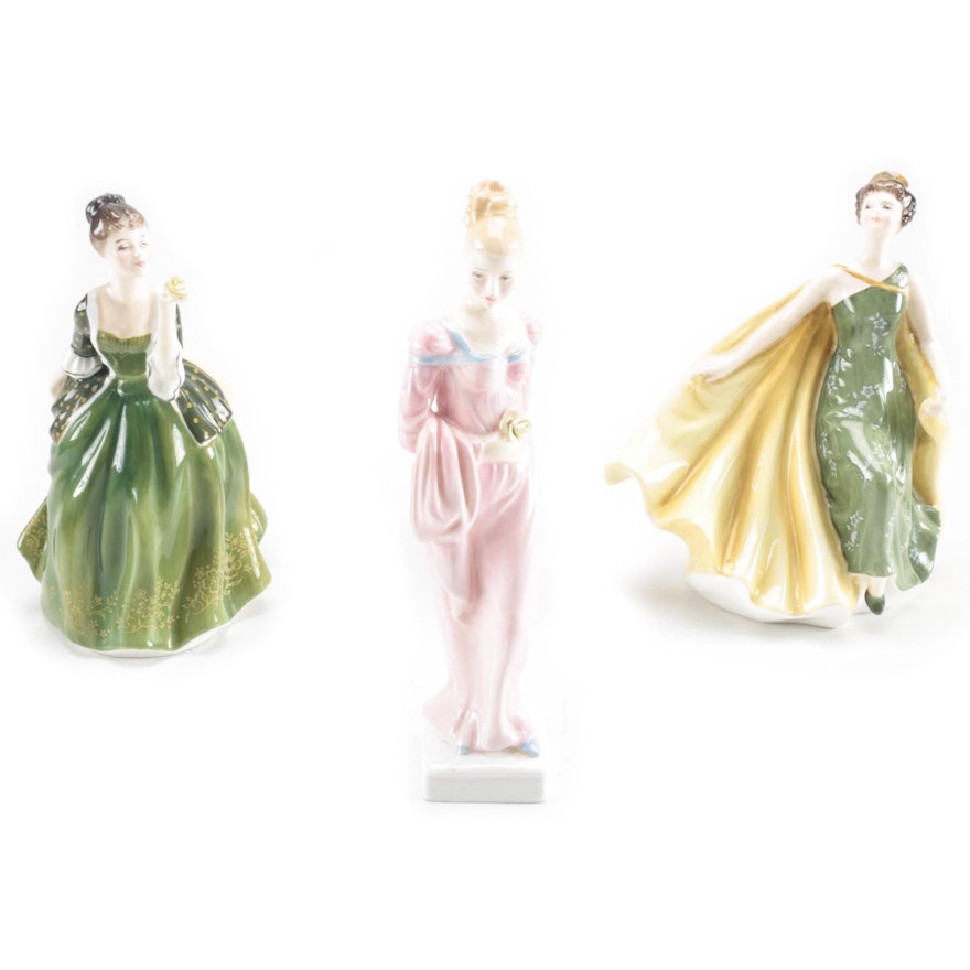 Assortment of Royal Doulton Pretty Ladies Figurines