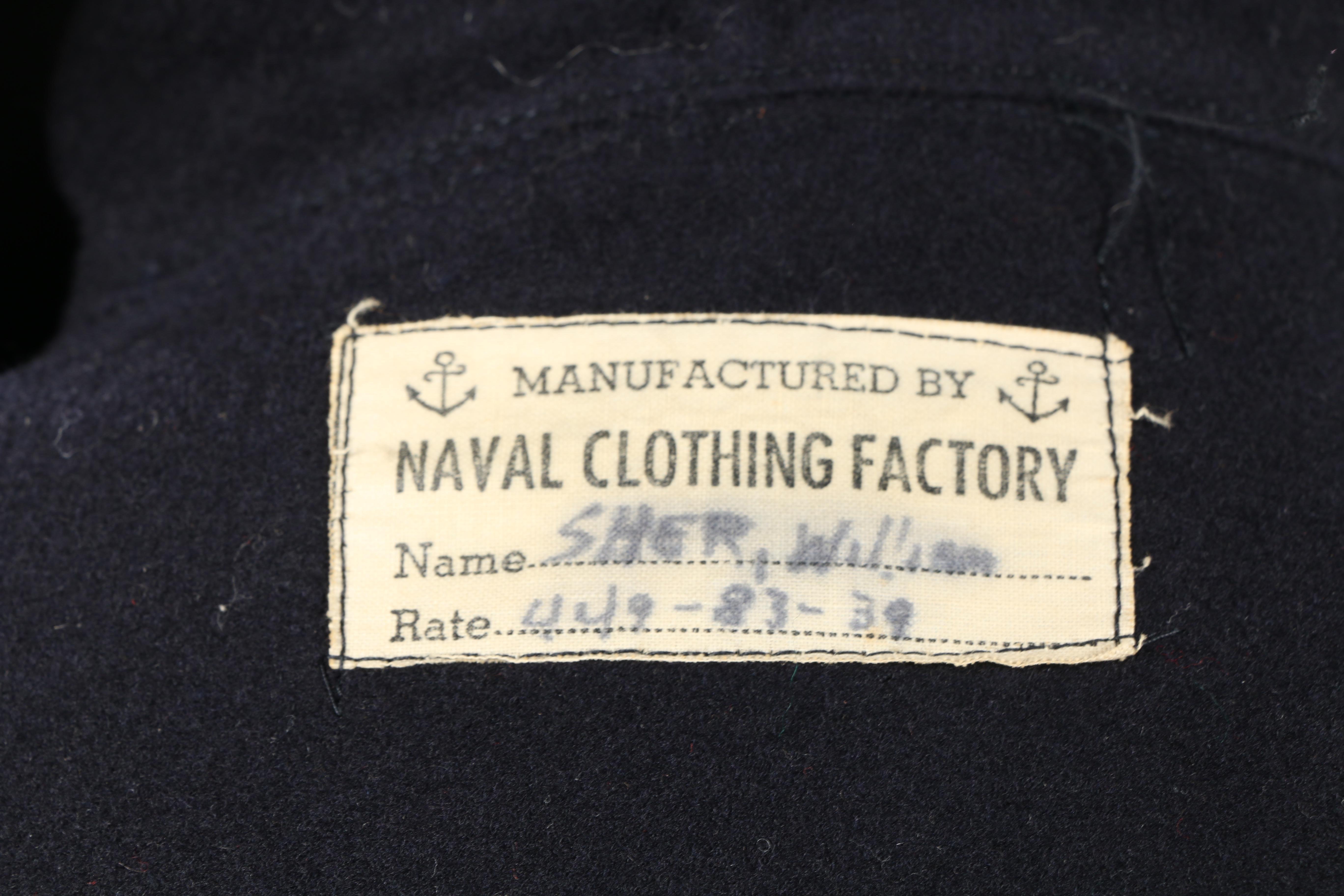 World War II US Navy Issue Uniform