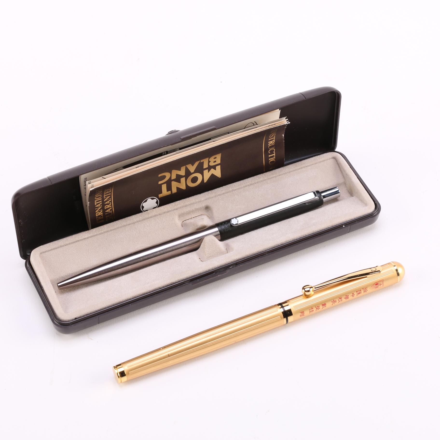 Mont Blanc Pen With Additional Pen