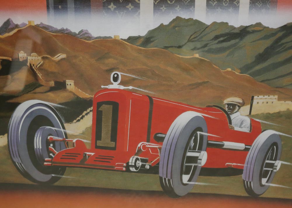 Razzia Signed Louis Vuitton Advertising Poster "Classic China Run"