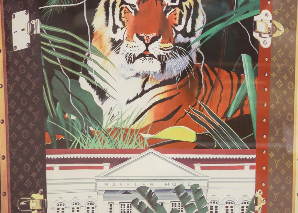 Razzia Signed Louis Vuitton Advertising Poster "Vintage Equator Run"