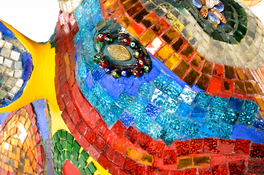 Life Sized Chicago 1999 "Cows on Parade"  named "Sacred Cow"