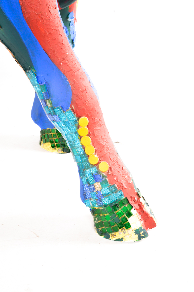 Life Sized Chicago 1999 "Cows on Parade"  named "Sacred Cow"