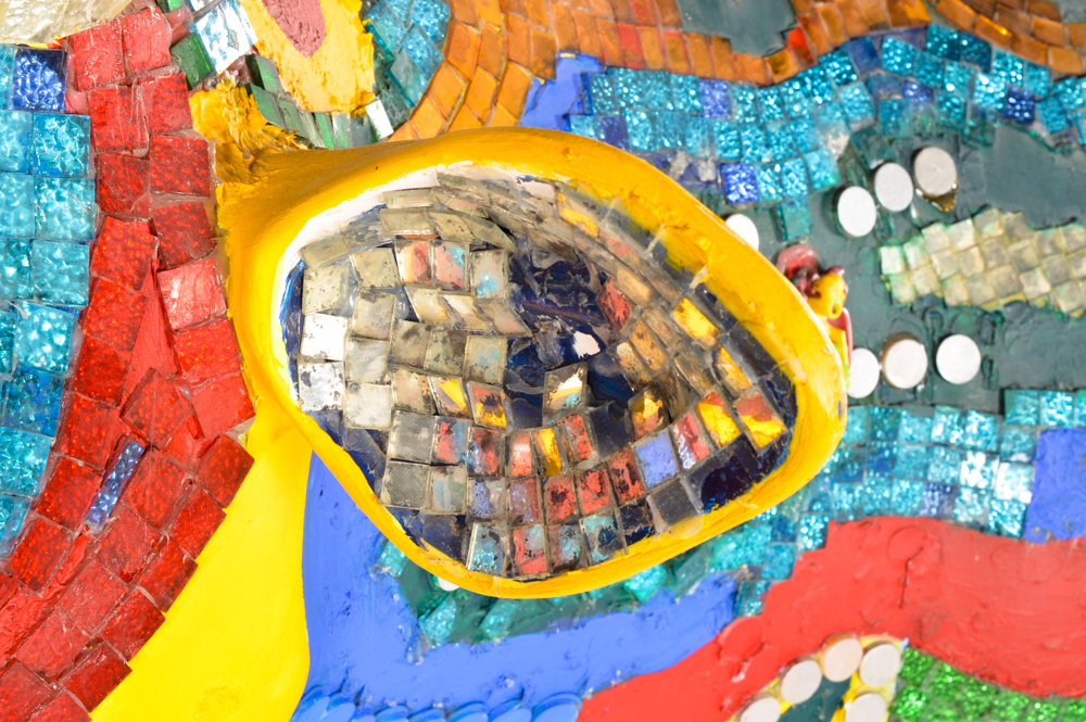 Life Sized Chicago 1999 "Cows on Parade"  named "Sacred Cow"