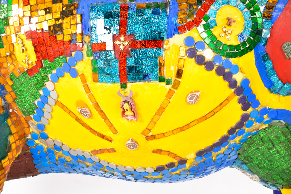 Life Sized Chicago 1999 "Cows on Parade"  named "Sacred Cow"