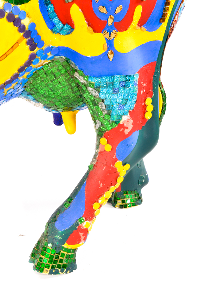 Life Sized Chicago 1999 "Cows on Parade"  named "Sacred Cow"