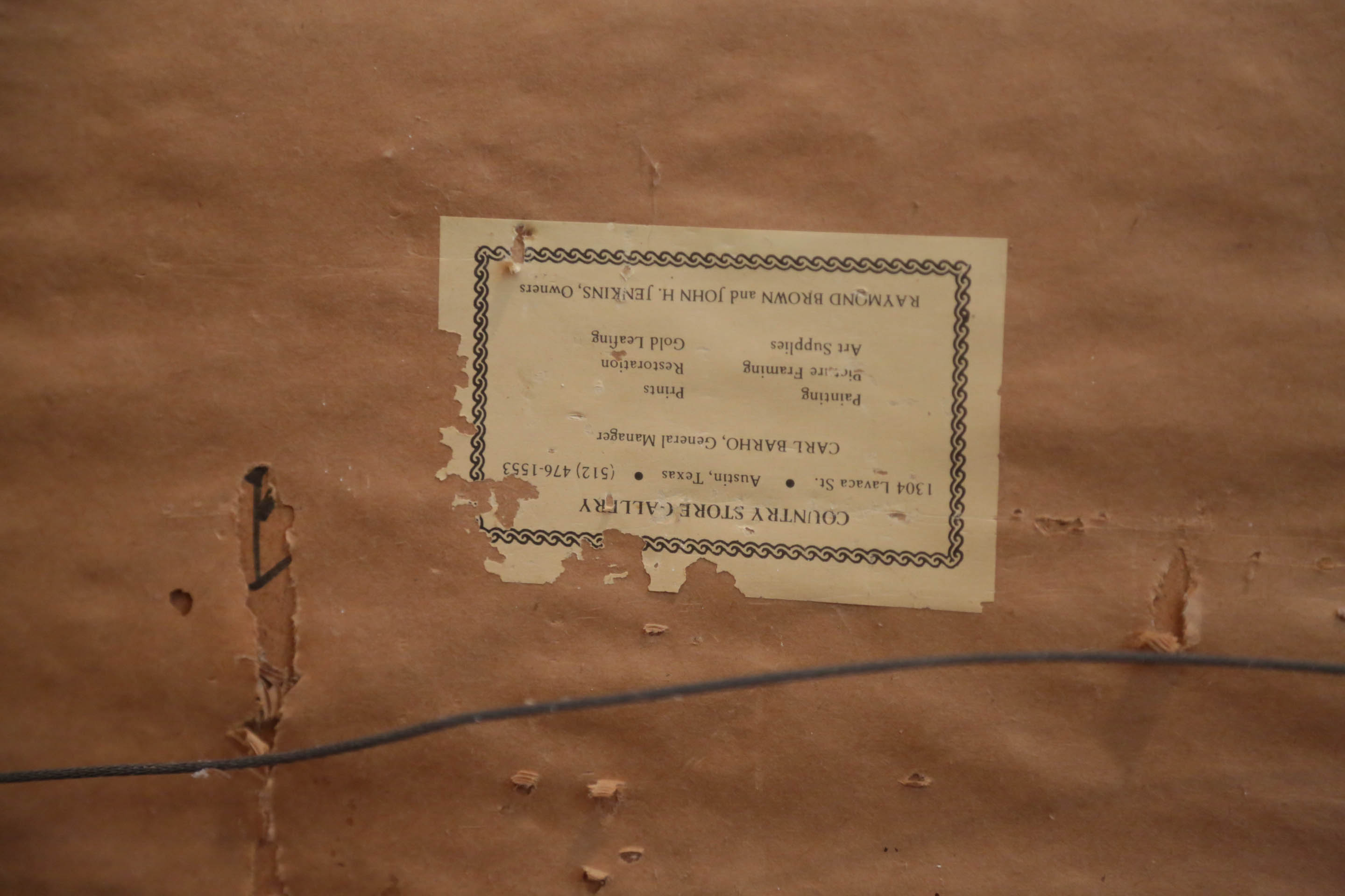 Gerald McCann Original Western Oil on Board Painting