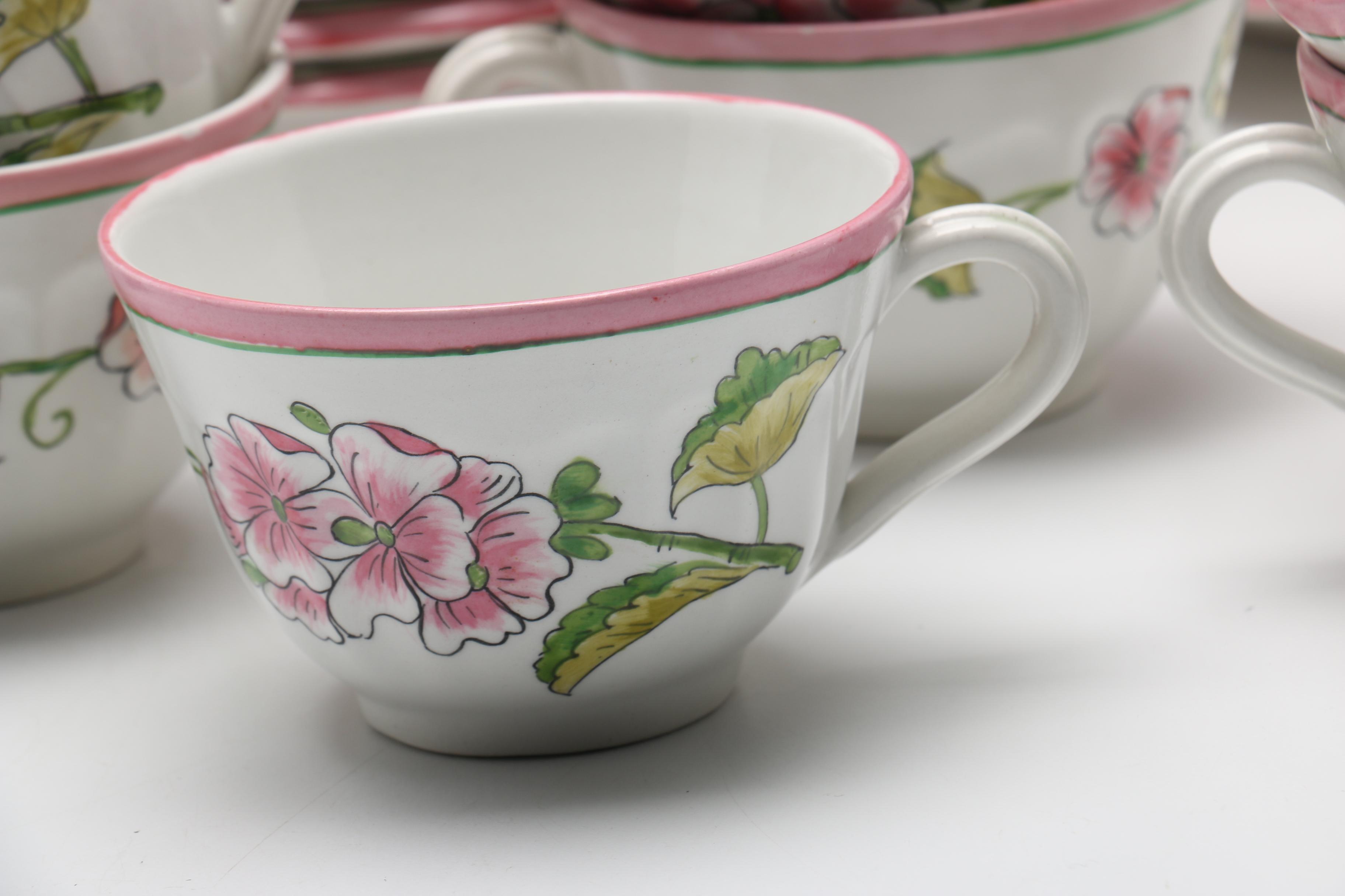 Italian Floral Dinnerware Set