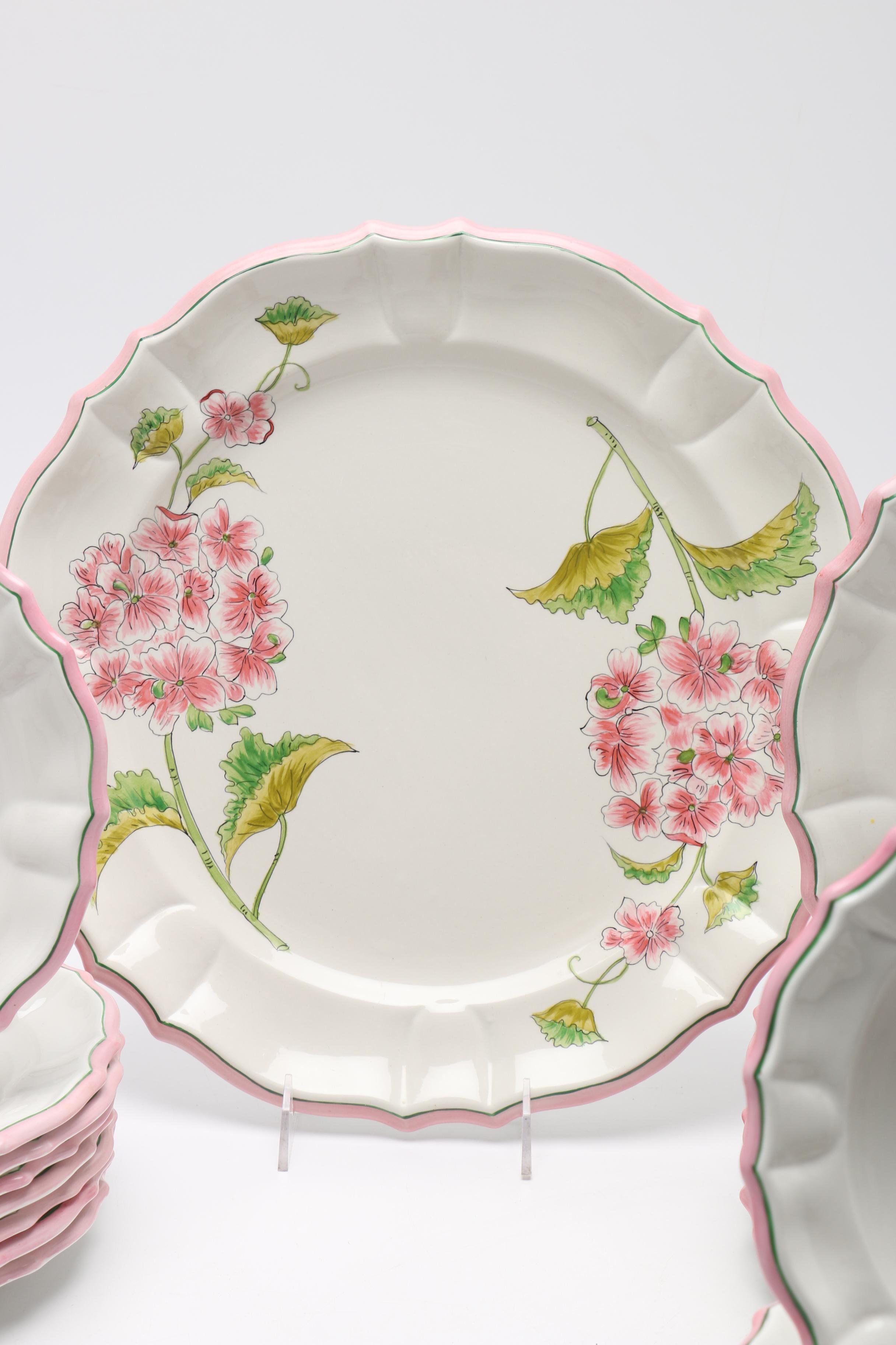 Italian Floral Dinnerware Set