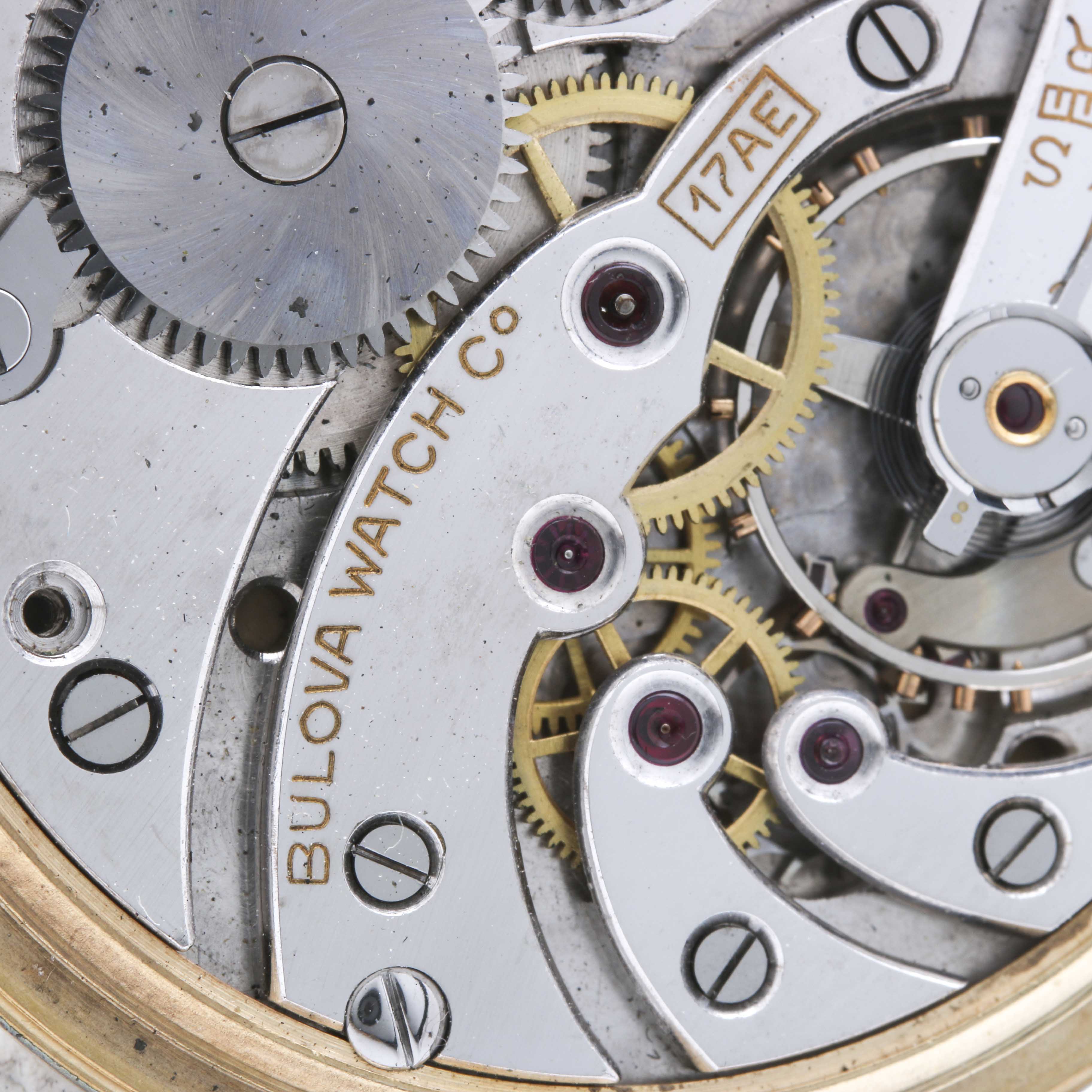 Gold Filled Bulova Pocket Watch and Knife