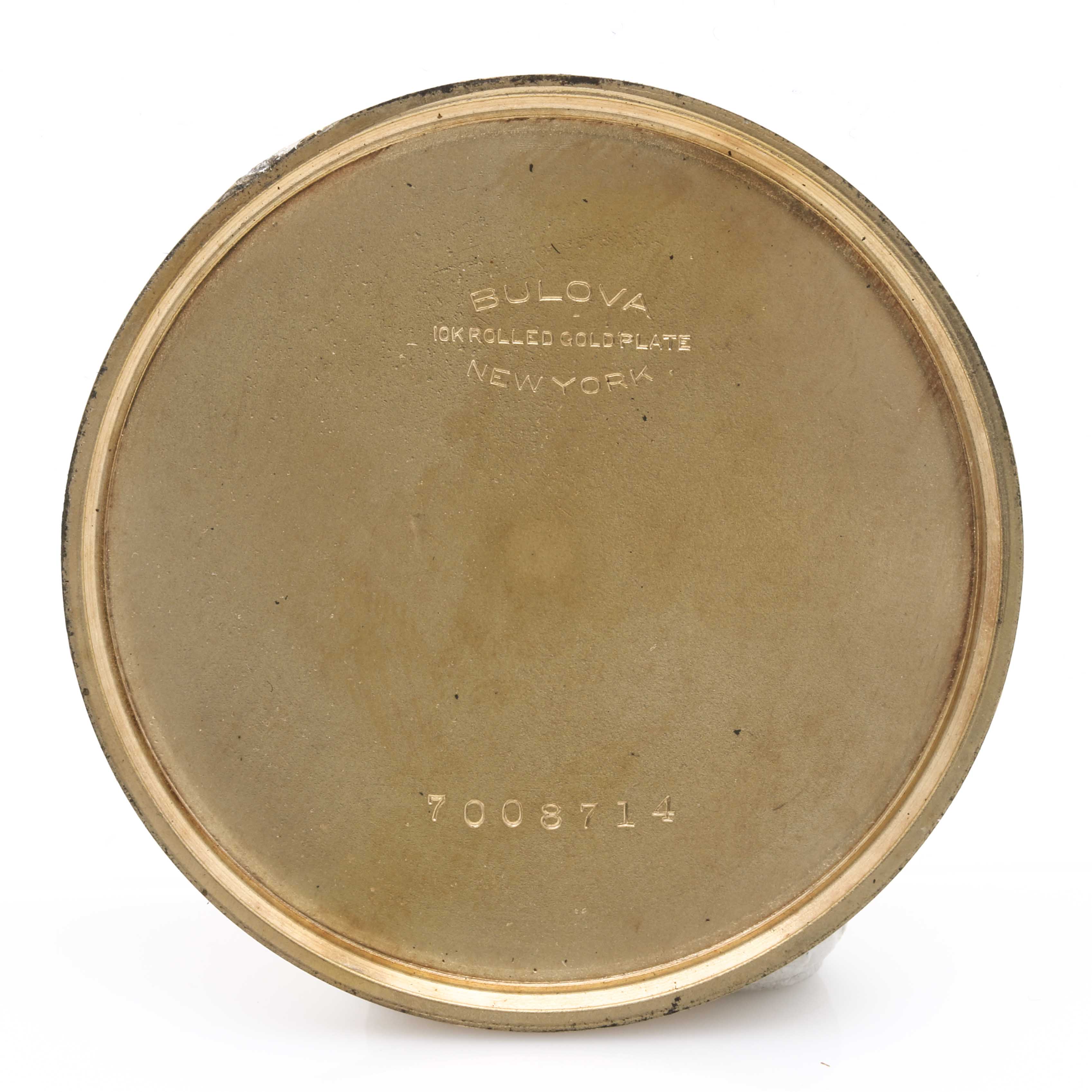 Gold Filled Bulova Pocket Watch and Knife