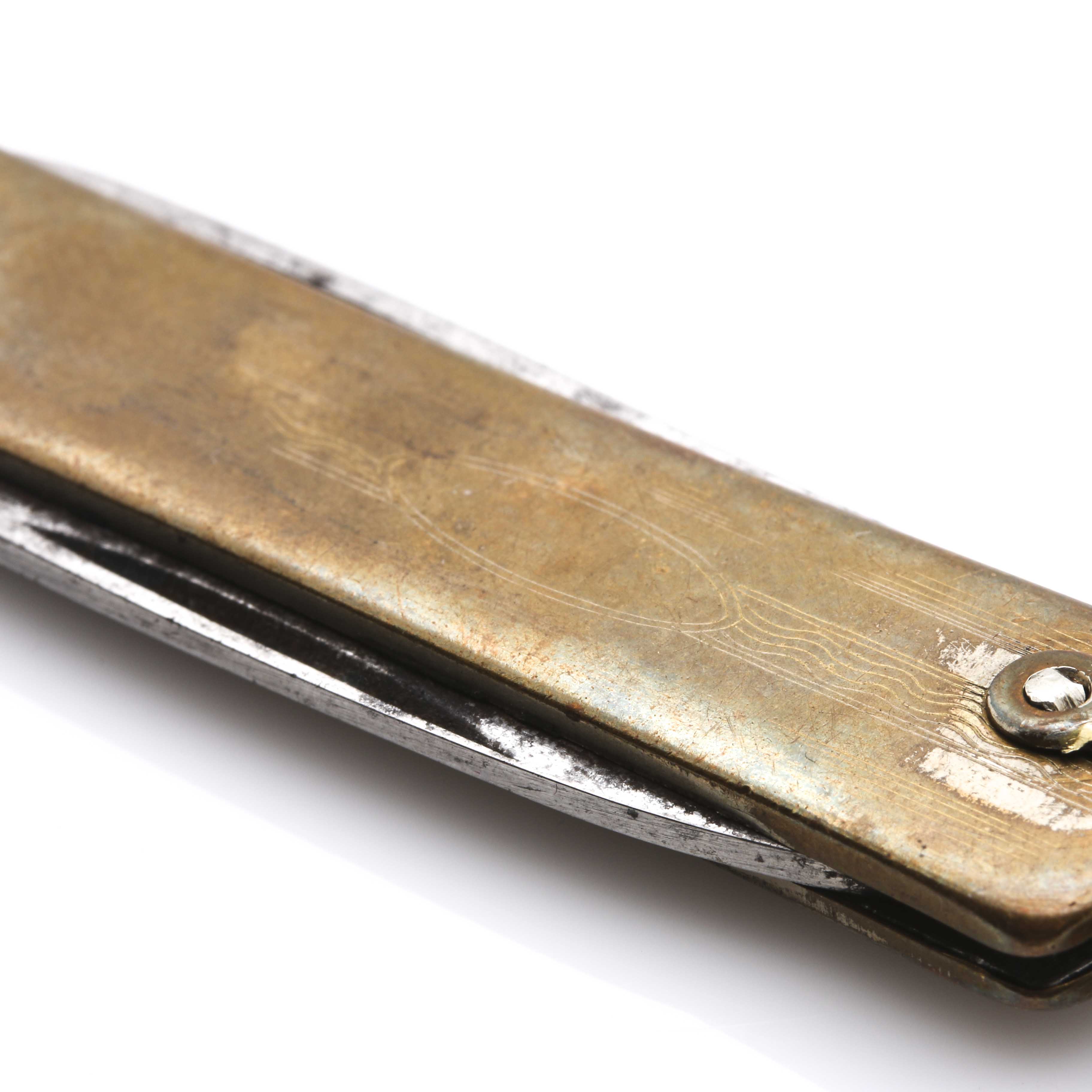 Gold Filled Bulova Pocket Watch and Knife