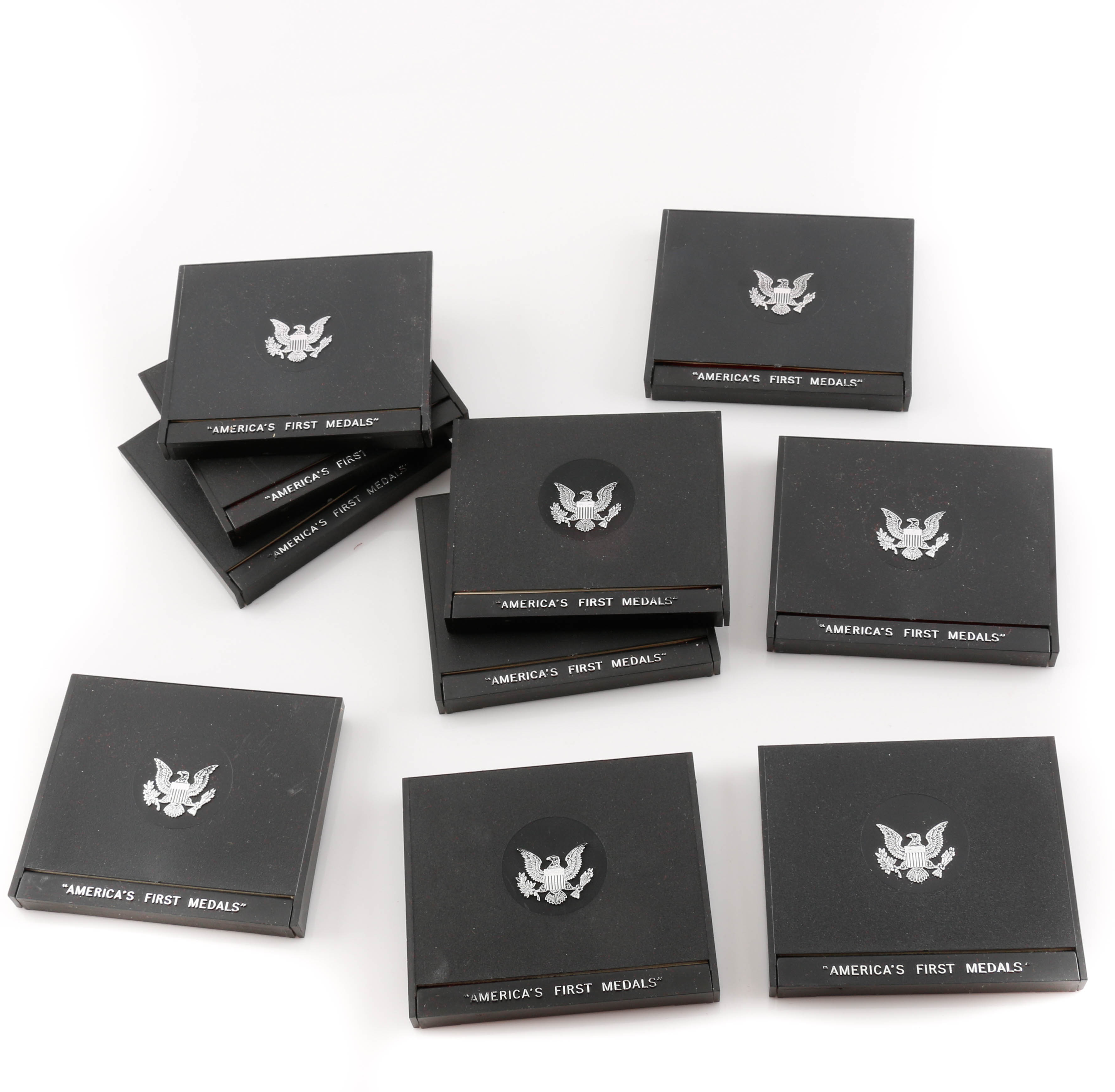 Group of 10 America's First Medals