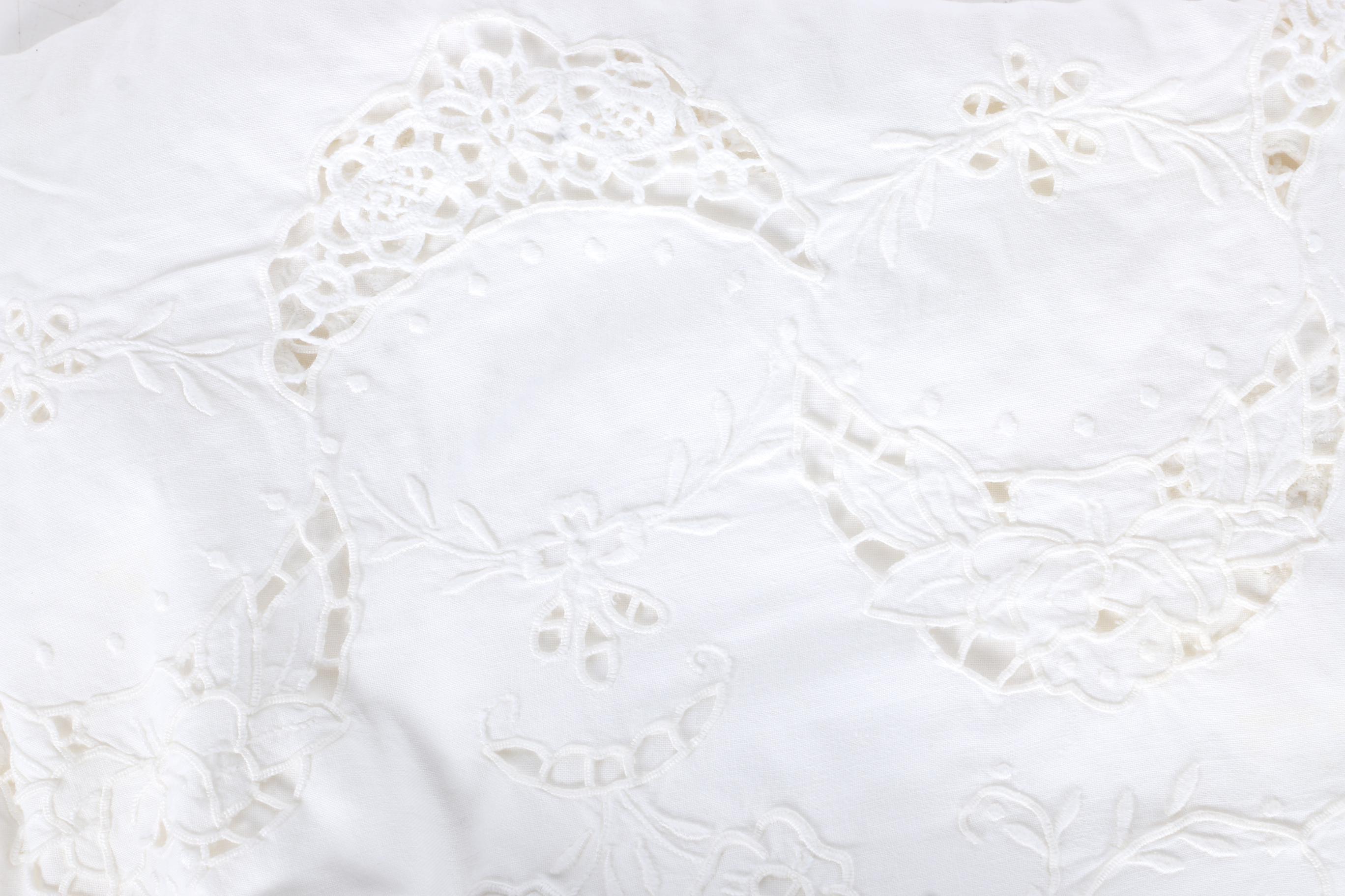 Assortment of Vintage Cutwork Linens