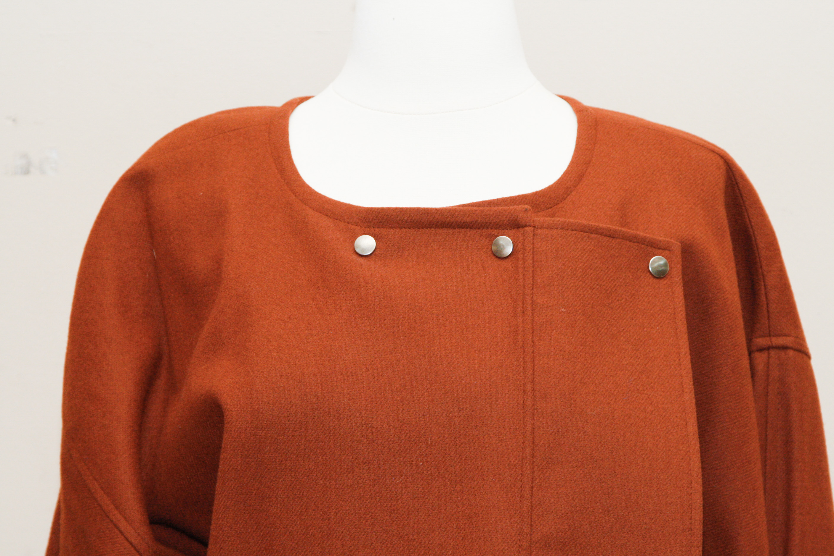 Jack Winter Burnt Orange Assemtrical Jacket