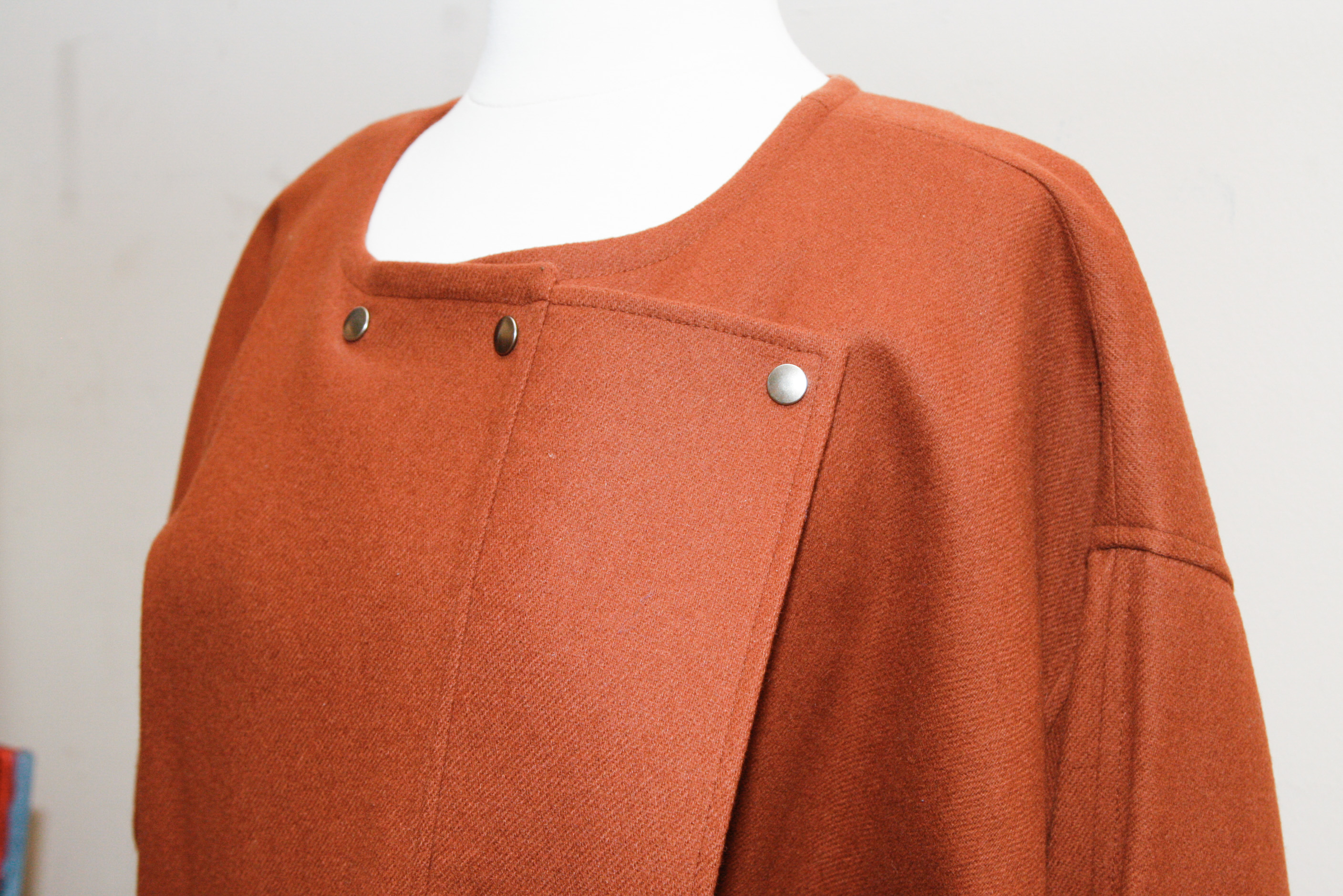 Jack Winter Burnt Orange Assemtrical Jacket