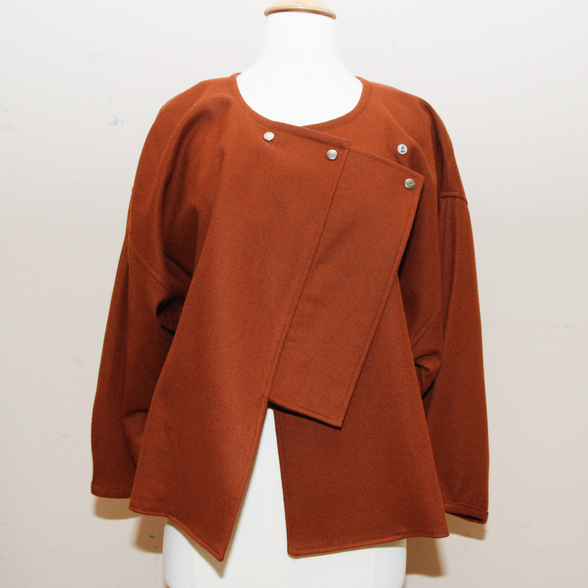 Jack Winter Burnt Orange Assemtrical Jacket