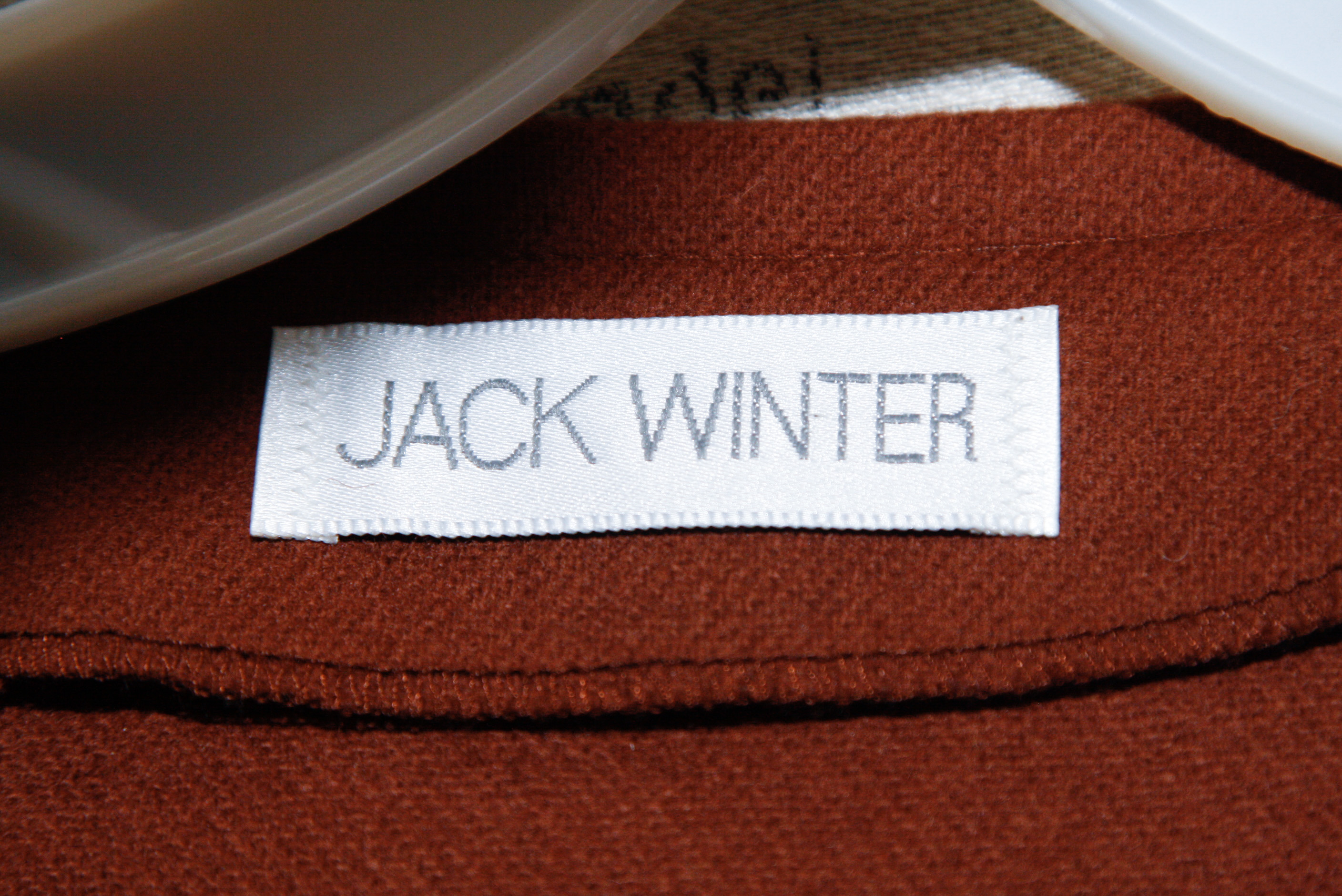 Jack Winter Burnt Orange Assemtrical Jacket