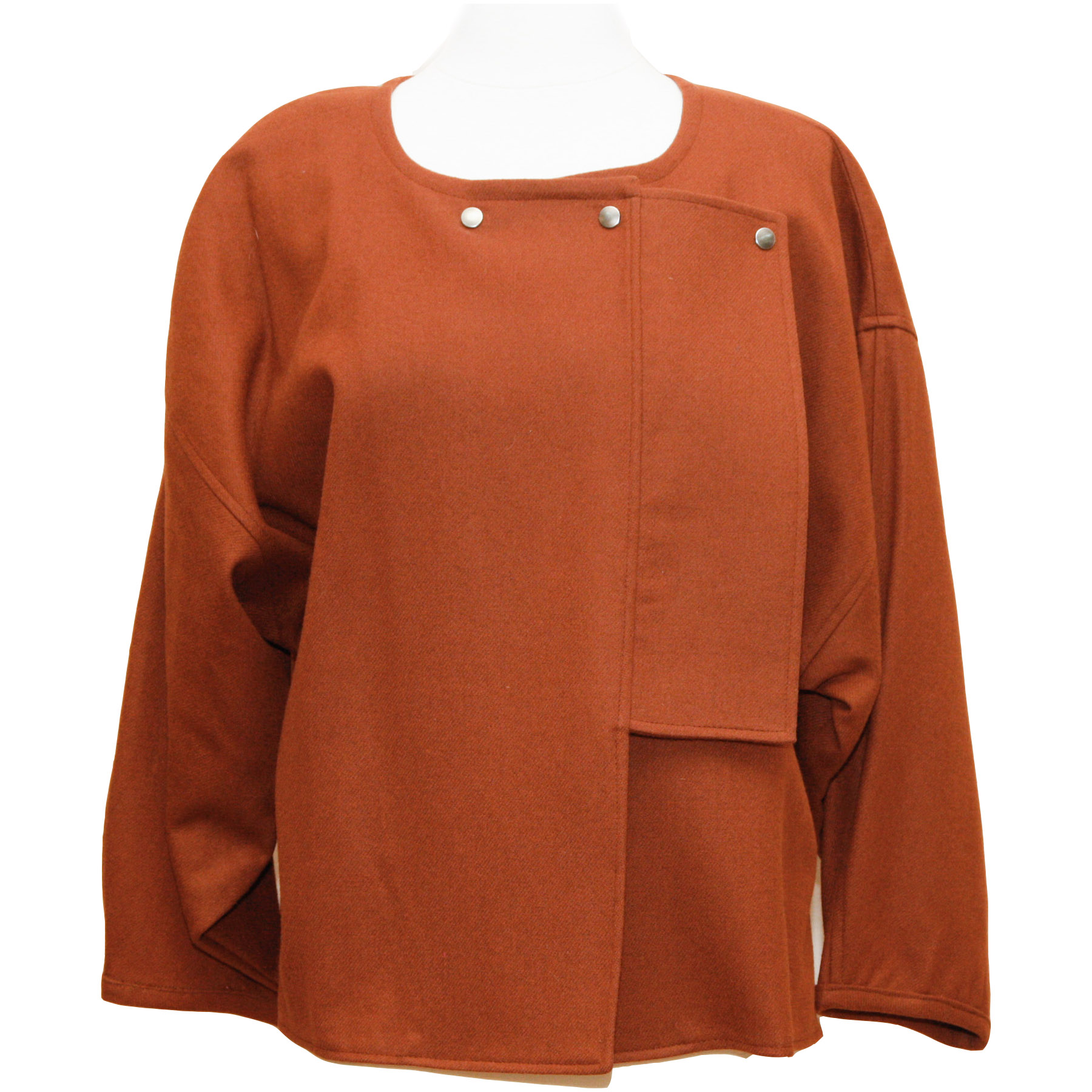 Jack Winter Burnt Orange Assemtrical Jacket