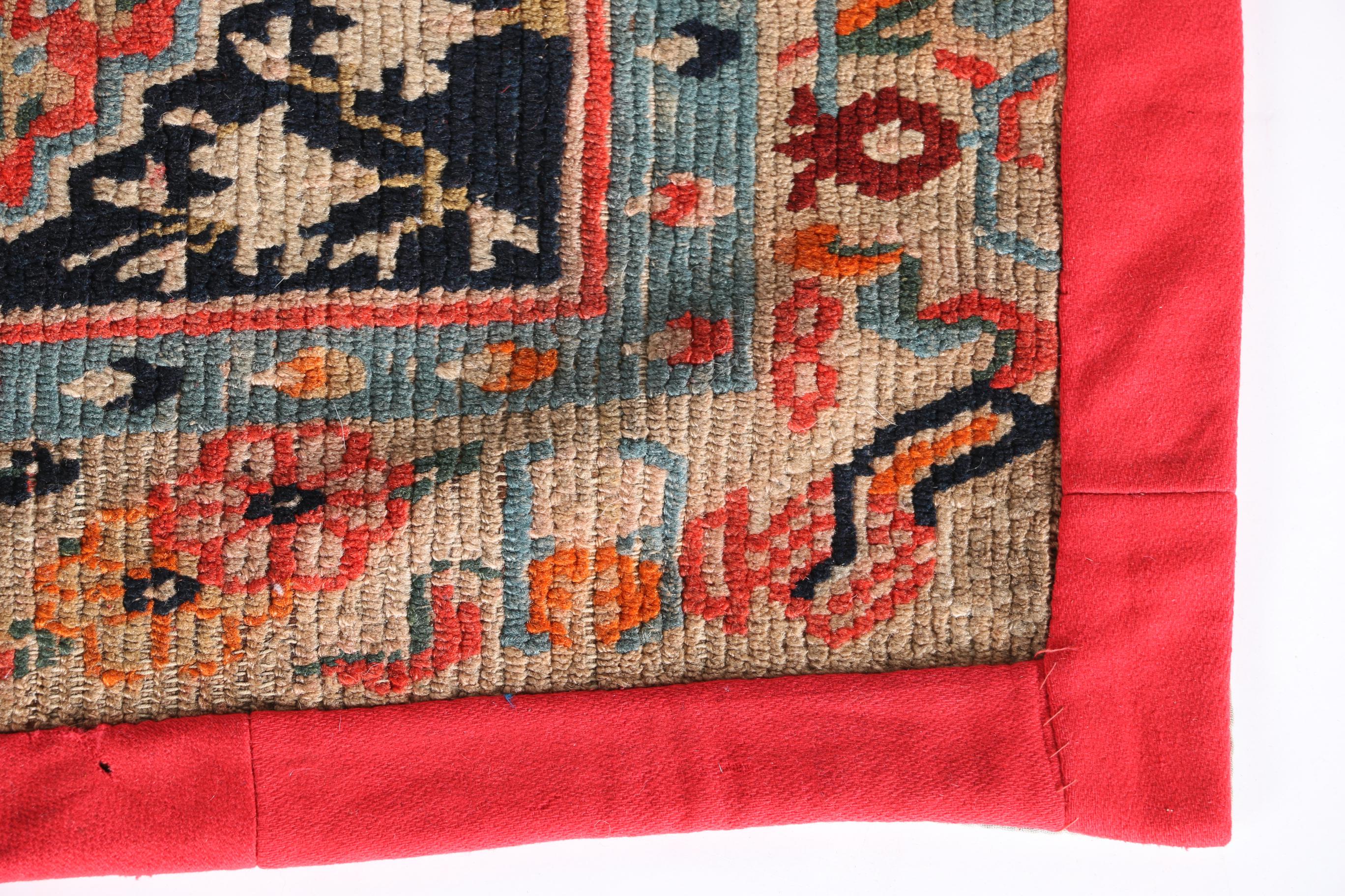 Hand-Knotted Tibetan Throne Cover