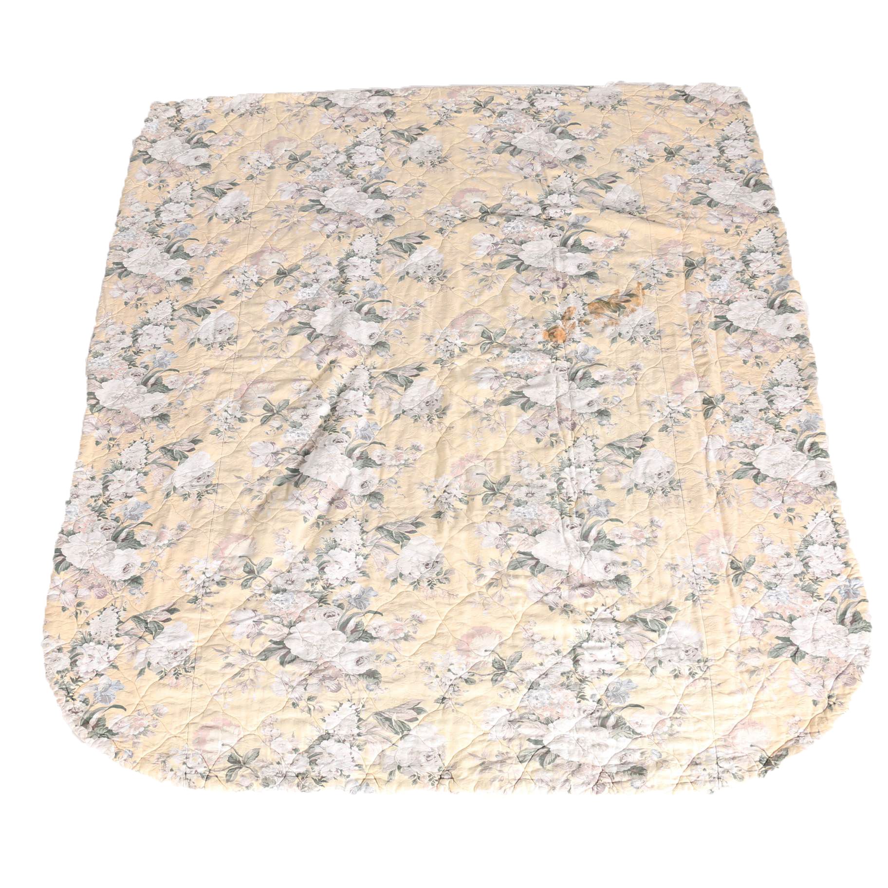 Yellow Floral Quilt