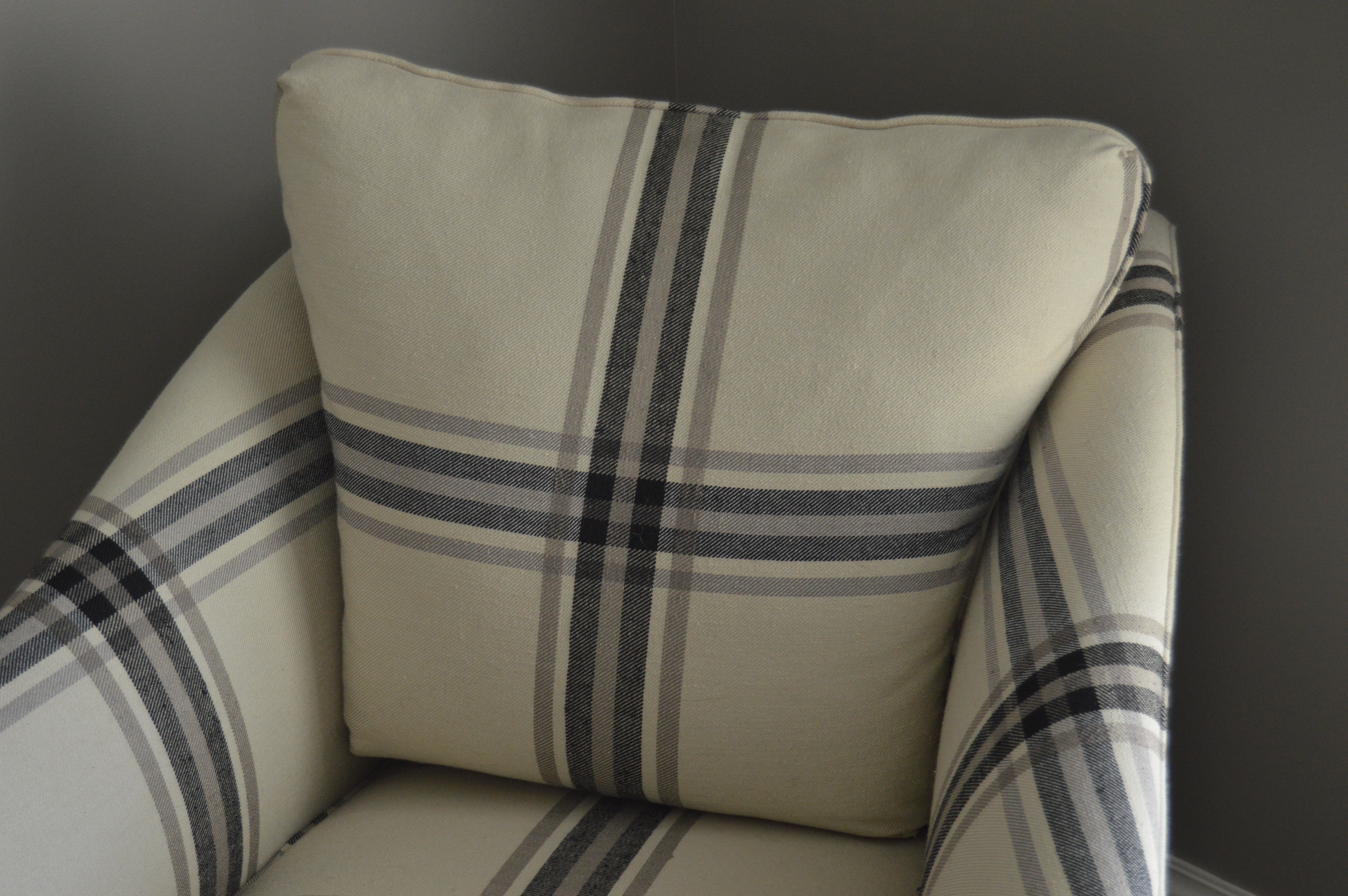 "Gibson" Upholstered Accent Chair By Ethan Allen