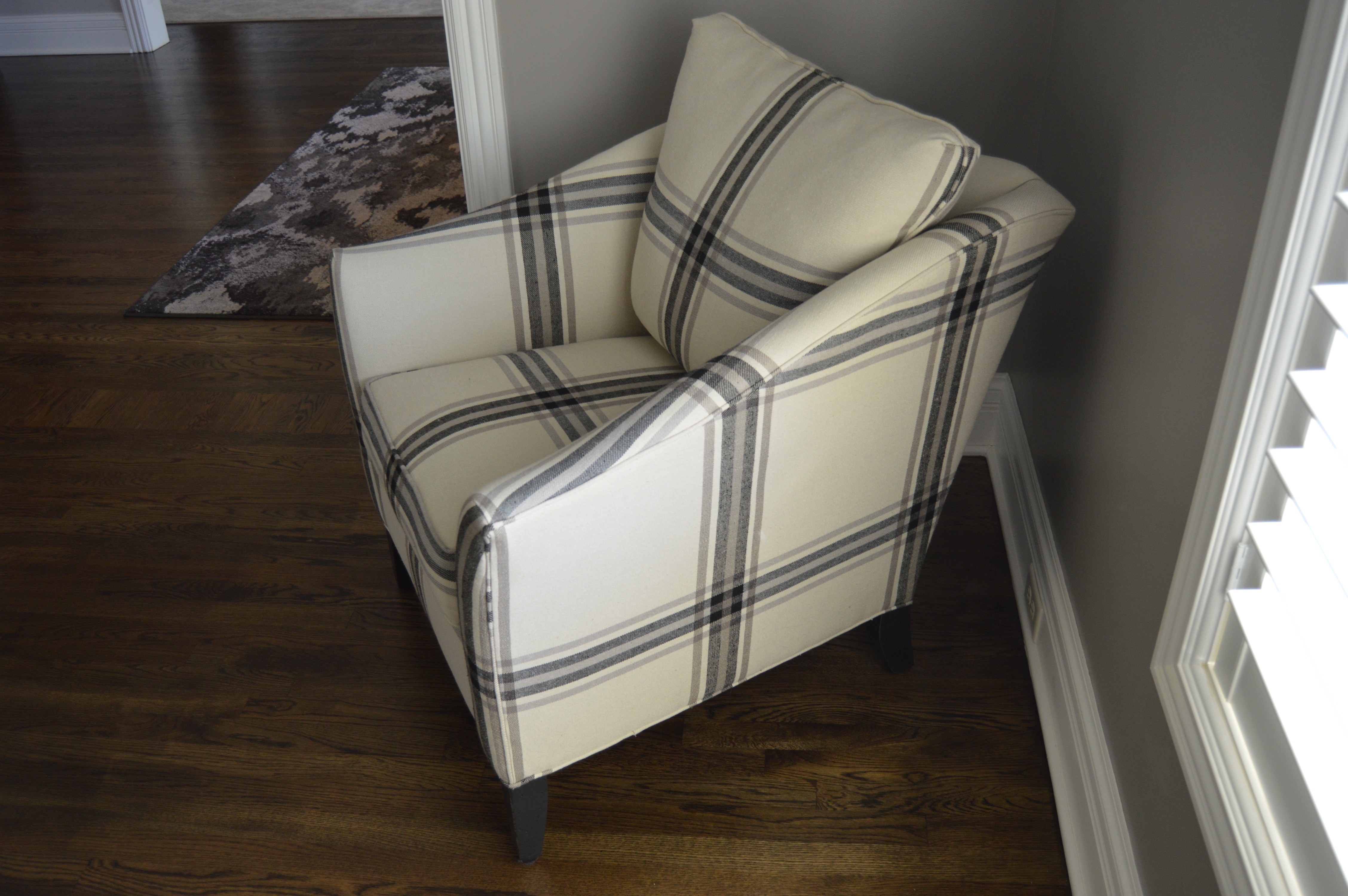 "Gibson" Upholstered Accent Chair By Ethan Allen