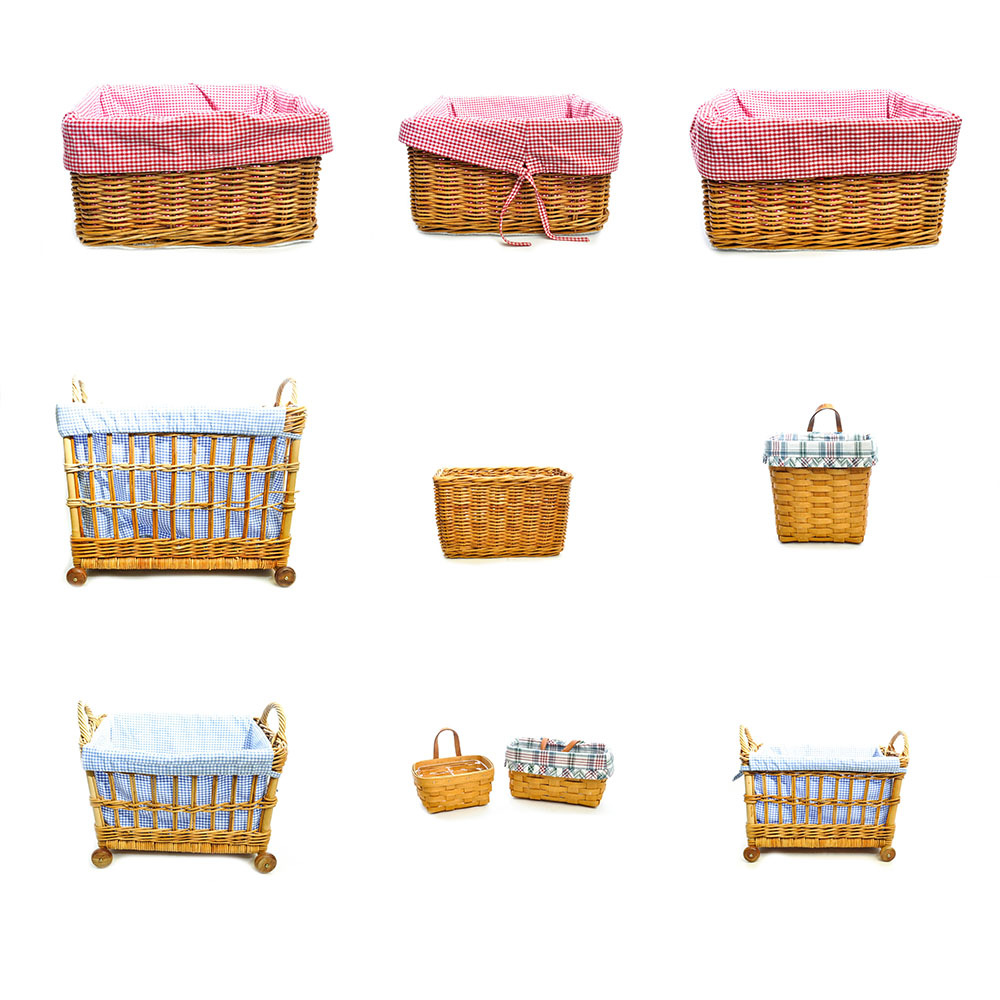 Pottery Barn Kids and Longaberger Baskets