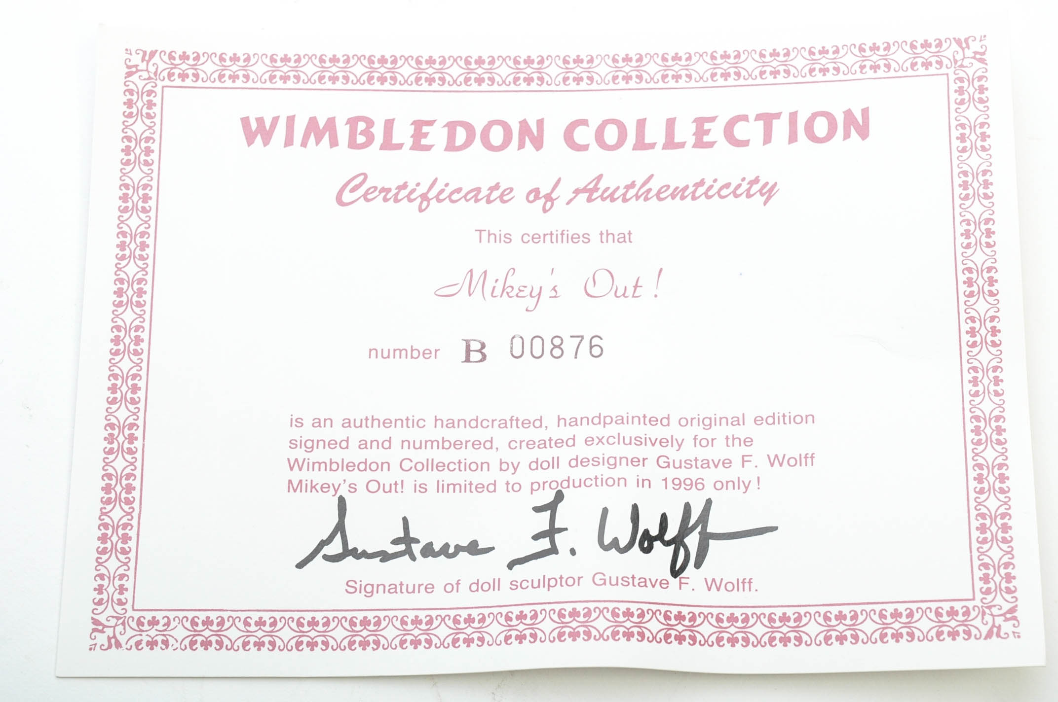 Seven Gustave Wolff Sculpted Dolls