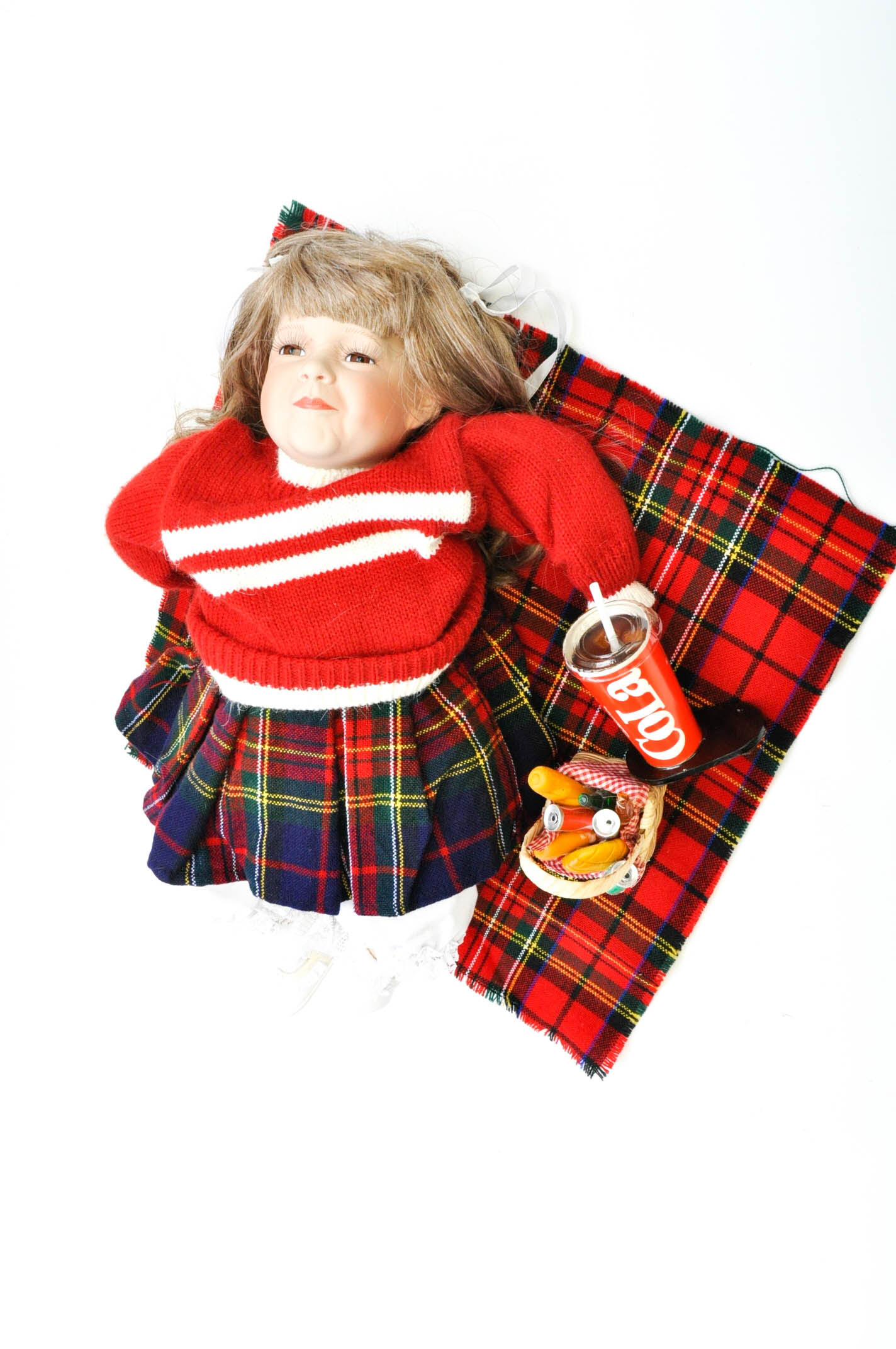 Seven Gustave Wolff Sculpted Dolls