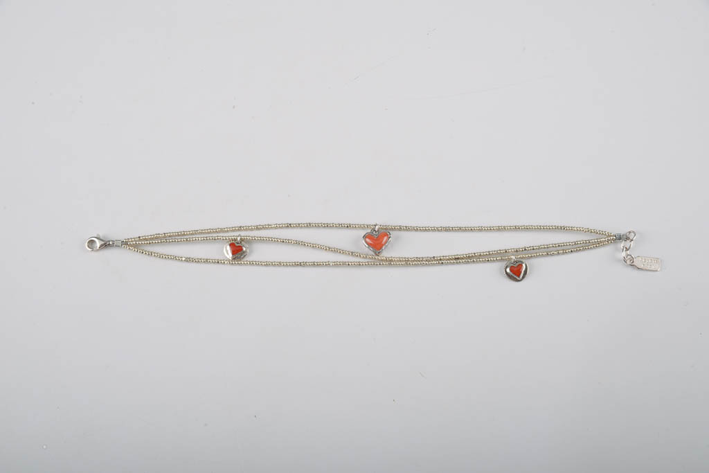 Collection of Sterling Silver Jewelry With Pastel Accents