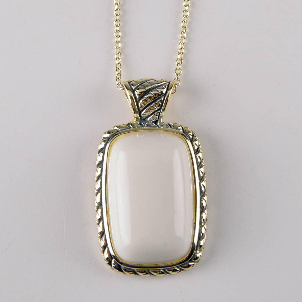 Collection of Sterling Silver Jewelry With Pastel Accents