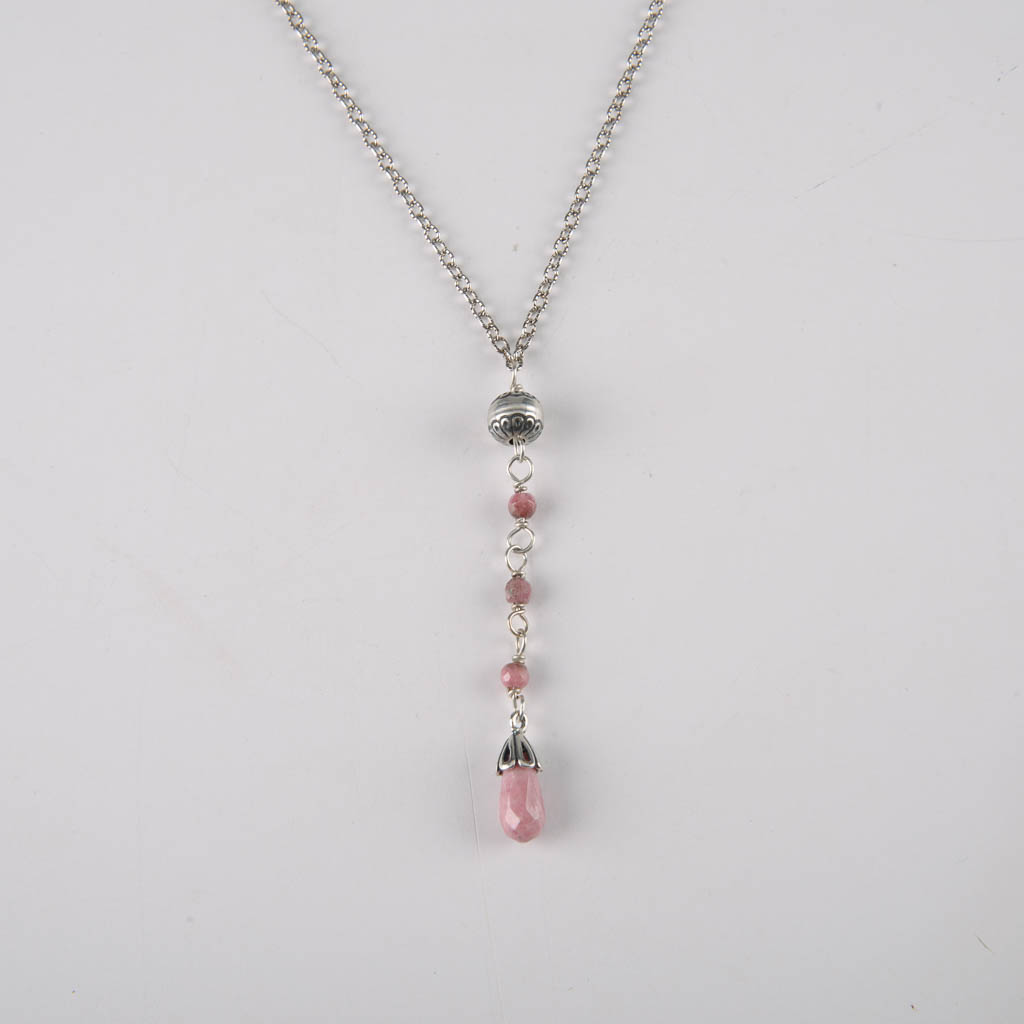 Collection of Sterling Silver Jewelry With Pastel Accents