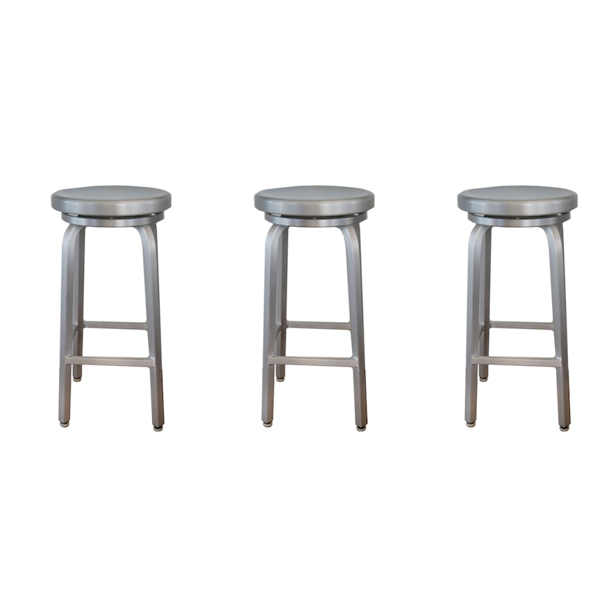 Industrial Style Swivel Bar Stools From Crate & Barrel