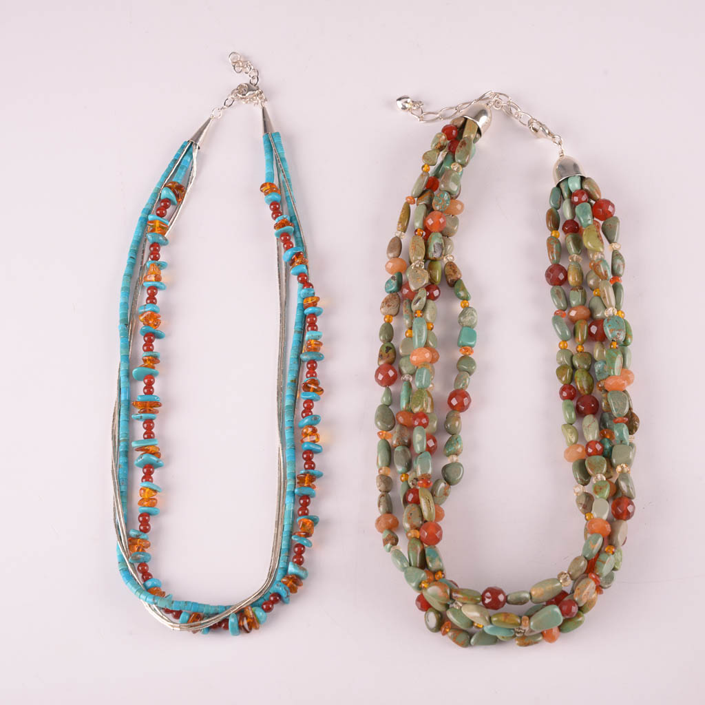 Collection of Southwestern Fashion Jewelry