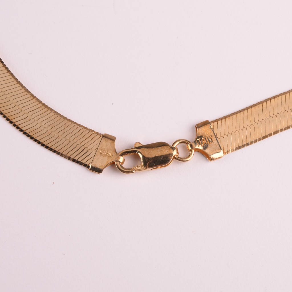 Collection of Gold and Black Costume Jewelry