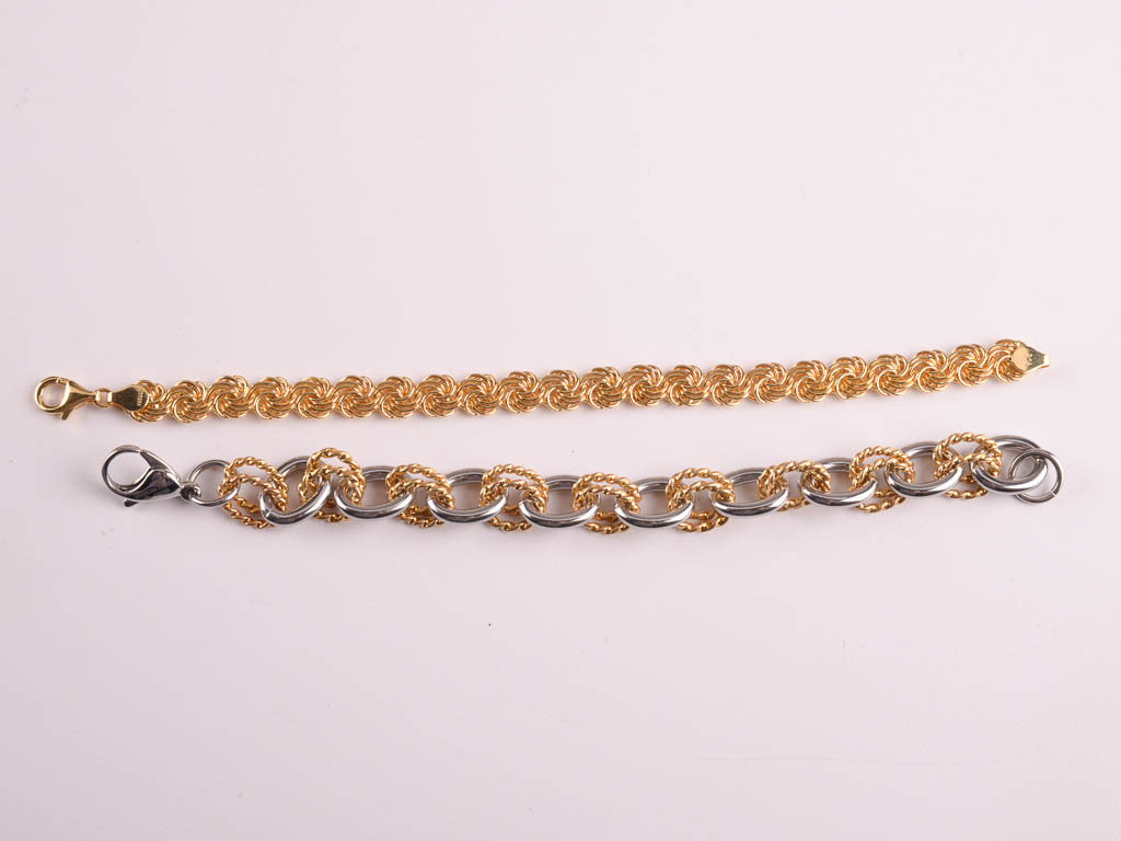 Collection of Gold and Black Costume Jewelry