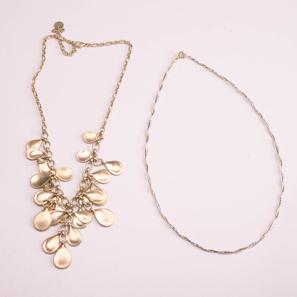 Collection of Gold and Black Costume Jewelry