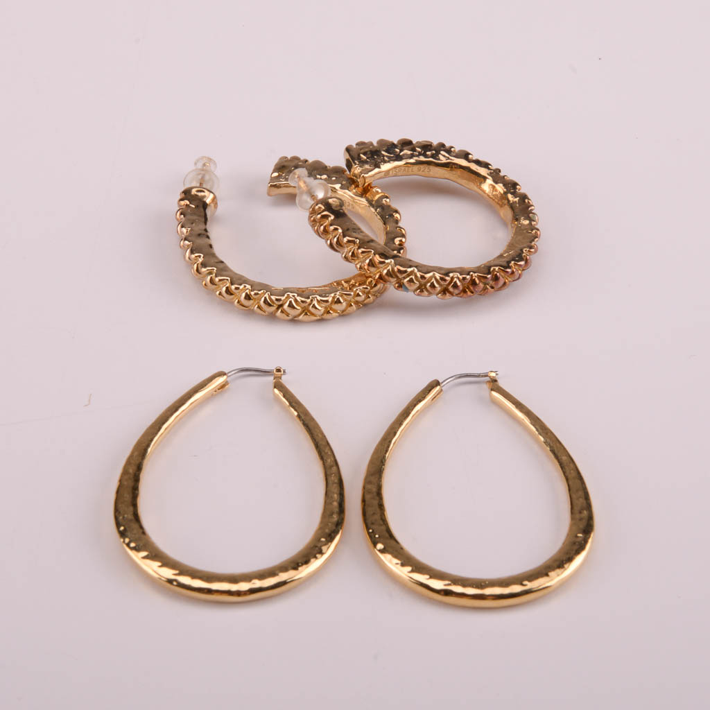 Collection of Gold and Black Costume Jewelry