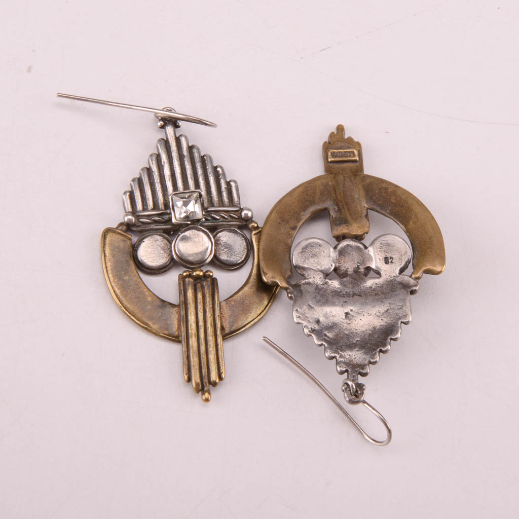 Collection of Gold and Black Costume Jewelry