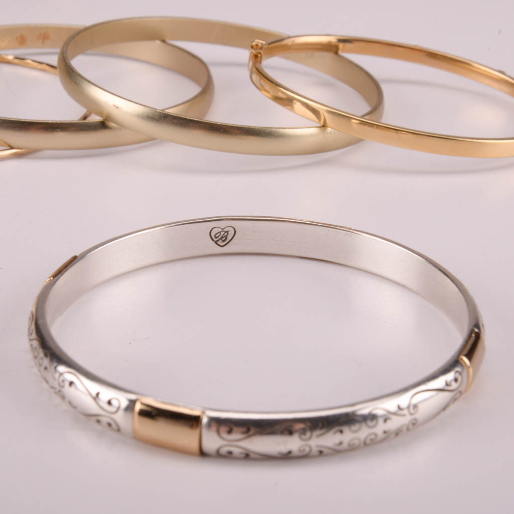 Collection of Gold and Black Costume Jewelry