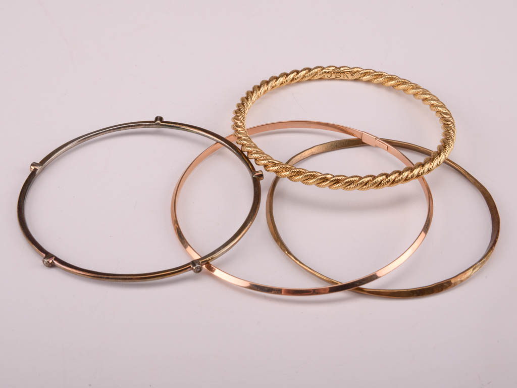 Collection of Gold and Black Costume Jewelry