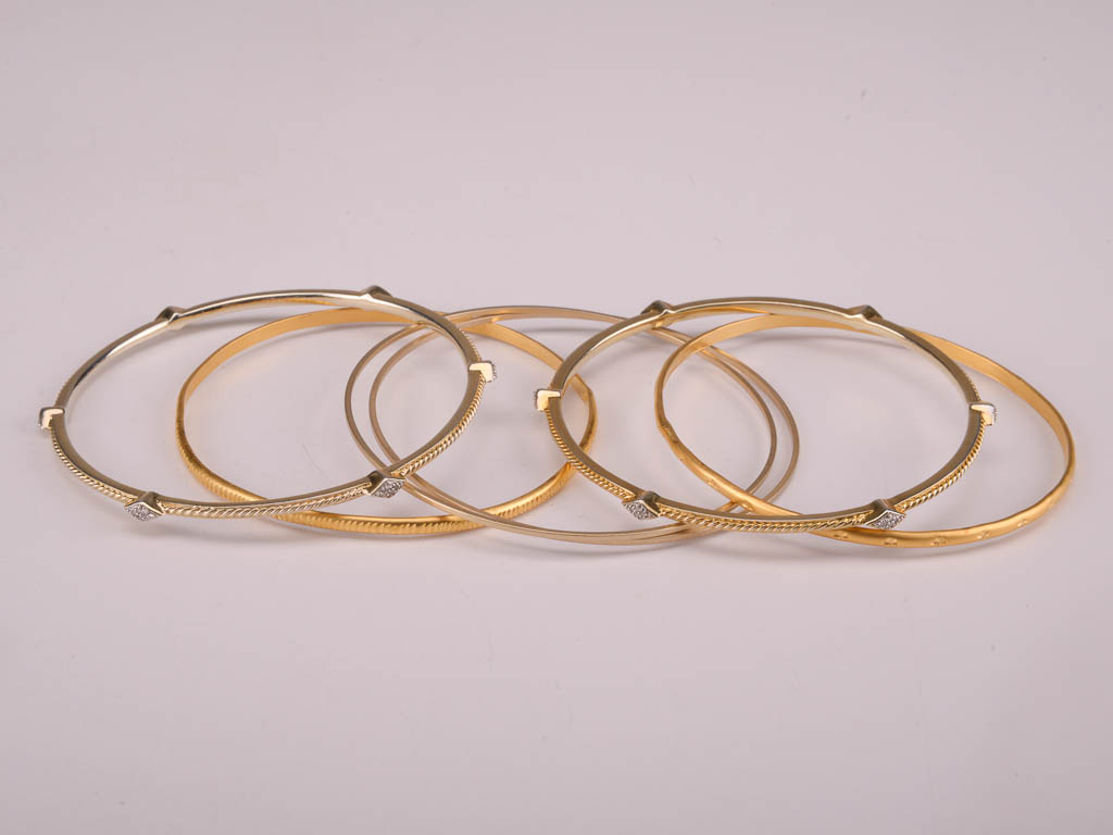 Collection of Gold and Black Costume Jewelry