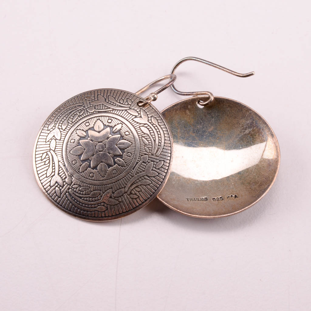 Assortment of Silver Tone Fashion Jewelry