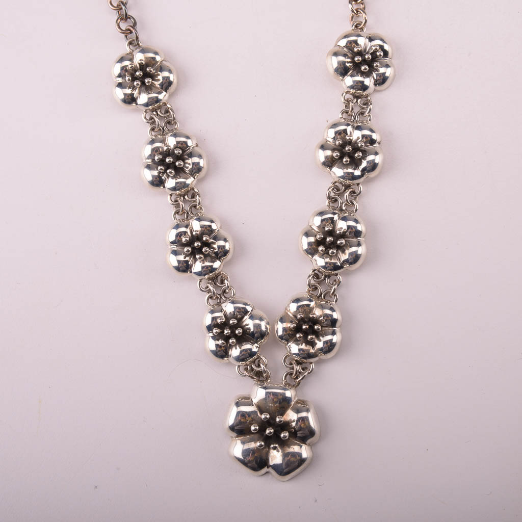 Assortment of Silver Tone Fashion Jewelry