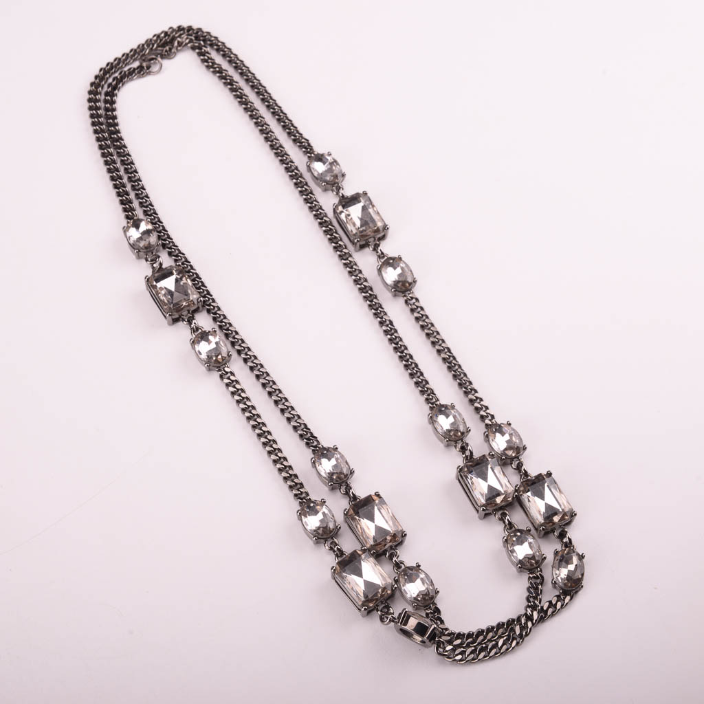 Collection of Purple and Silver Tone Fashion Jewelry