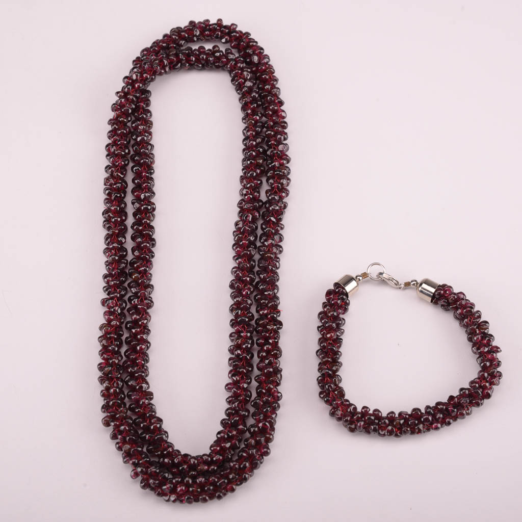 Collection of Purple and Silver Tone Fashion Jewelry