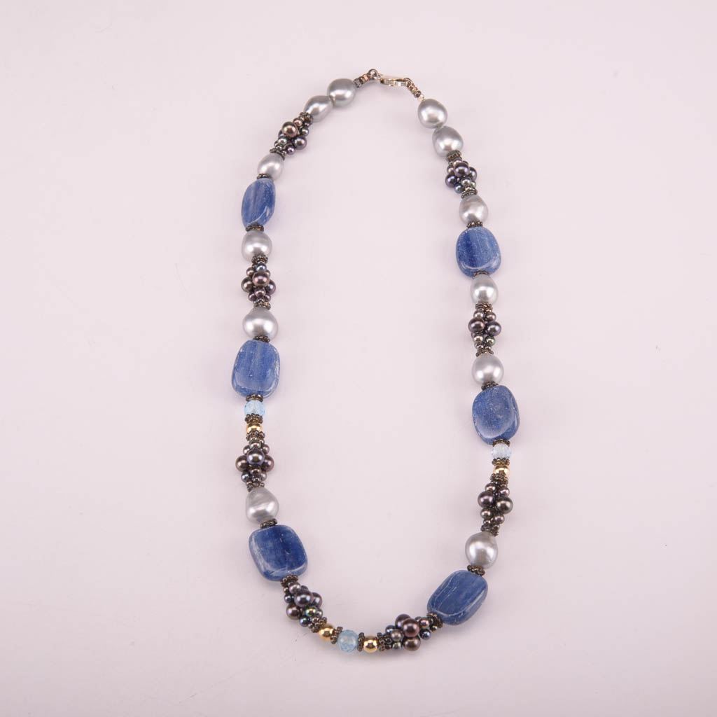 Collection of Purple and Silver Tone Fashion Jewelry